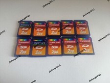 10PCS TRANSCEND 2GB SCHEDA SD