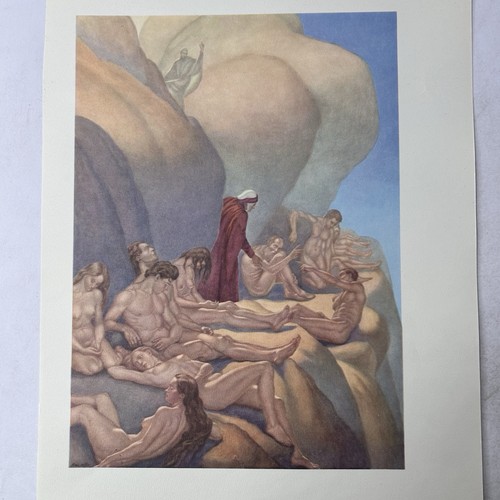 Stampa amos nattini purgatorio - stampa,