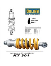 KT 301 MONO AMMORTIZZATORE