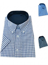 Camicia uomo quadretti mezza - a,