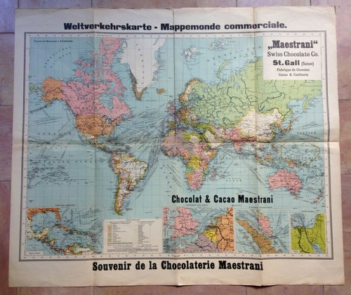 Mappa parete commerciale - mappa,