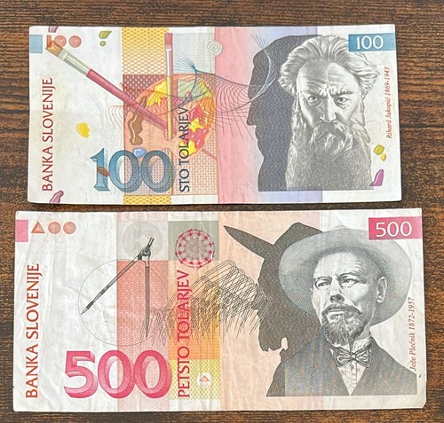 Slovenia w135 banconote da - w135:,