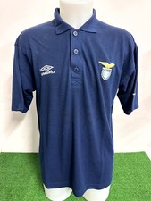 POLO LAZIO UMBRO NO MAGLIA MATCH WORN INDOSSATA SHIRT JERSEY CAMISETA VINTAGE