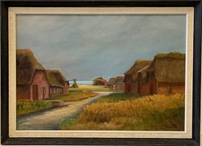 Dipinto Impressionista Case Al