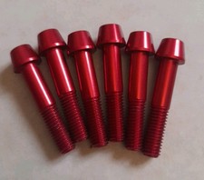 Valter Moto N.6 Viti In Ergal Passo 8 Colore Rosso