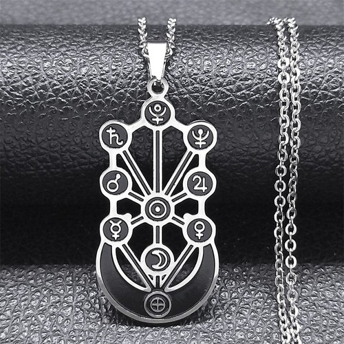 Collana kabbalah albero della - kabbalah,