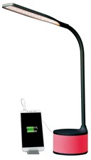 LAMPADA LED DA TAVOLO NERA CON