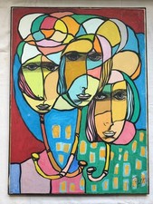 Pagani (1982) Senza titolo, Acrilico su tavola,50 × 68, originale firmata