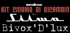 ★KIT CINGHIE 2+4 ANELLI PER  PROIETTORE SILMA BIVOX D'LUX STANDARD 8 SUPER 8 mm★