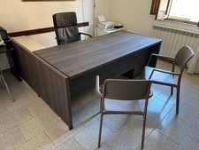 Scrivania ufficio, libreria, sedie, poltrona, vendibili anche separatamente