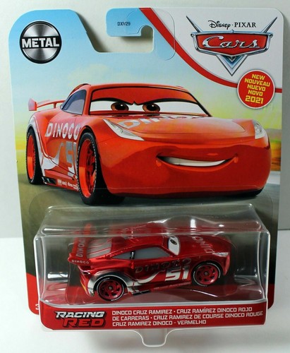 Cars racing red dinoco - -,
