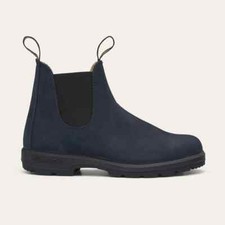BLUNDSTONE - SCARPA UNISEX BEATLES NAVY NABUK  1940