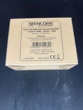 Webcam  Encore Full HD con Microfono - 1080p 30Fps USB - Ottima Qualità Video