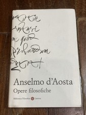 Anselmo d'Aosta - Opere filosofiche - Laterza