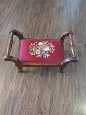 Antico poggiapiedi vittoriano