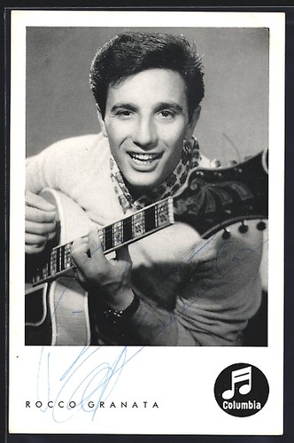 Cartolina musicista rocco - musicista,