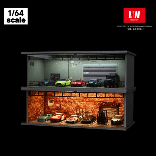 Diorama vintage garage - vintage,