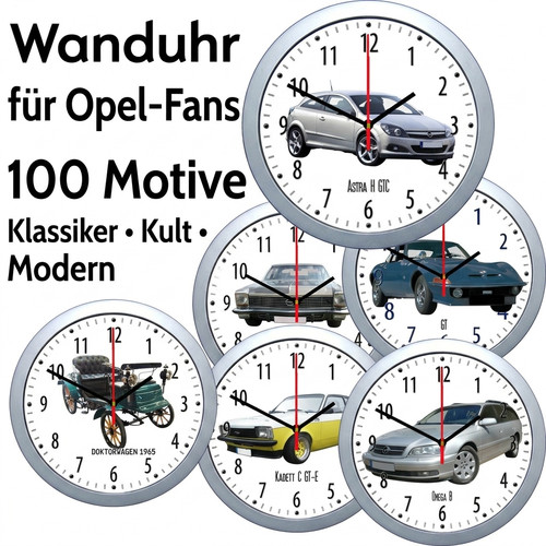 Orologio parete con auto - da,