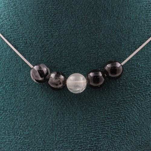 Collana perle quarzo - collana, 5
