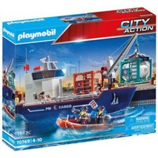 Playmobil 70769 Nave da carico con container
