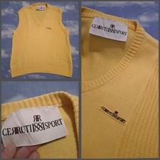 VEST Gilet  80's CERRUTI 1881 SPORT  tg. M circa Made in Italy  RARE 