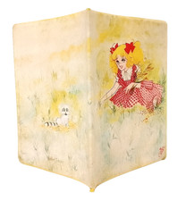 CANDY CANDY + KLIN  1980 Fabbri Felicita italy copri quaderno plastica gialla