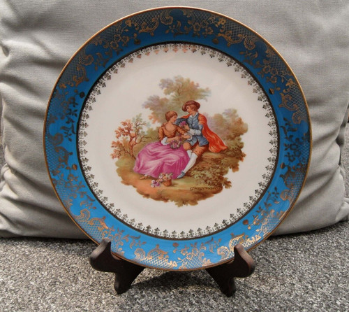 Limoges porcelain fragonard - porcelain,