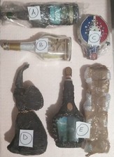 5 Pezzi BOTTIGLIA VUOTA COLLEZIONE grappa whisky Vintage Vedi descrizione elenco