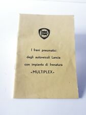 Manuale officina Lancia i freni pneumatici autoveicoli con impianto Multiplex 63
