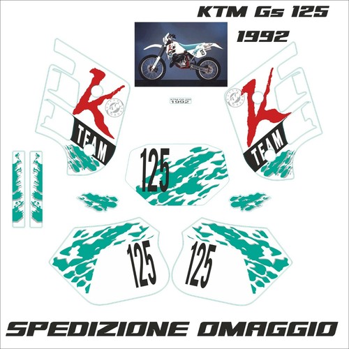 Adesivi kristal ktm gs 125 - kristal,