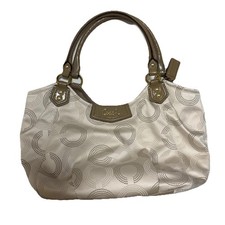 borsa da allenatore, borsa di paglia, borsa da tote, borsa a mano. Firma bianca.