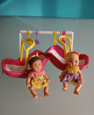 "MATTEL" "Barbie & Krissy Stroll 'N Play", 2001,  lotto: 2 Krissy + 3 oggetti.