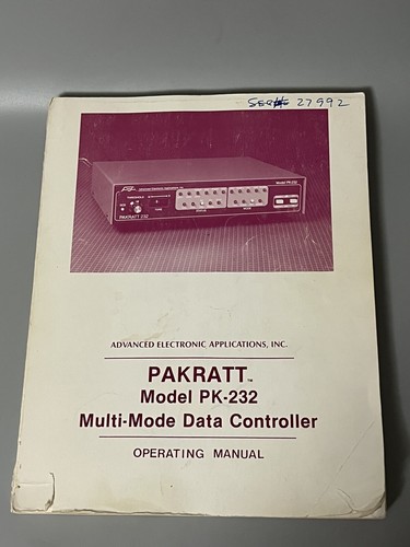 Pakratt modello 232 - modello, pk-232