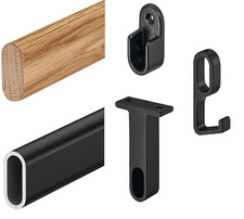 Häfele Tubo Armadio Nero