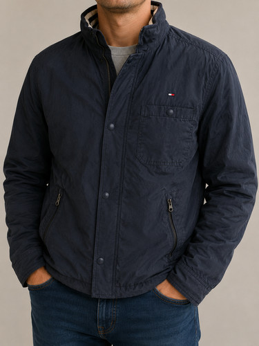 Giacca tommy hilfiger blu - giacca,