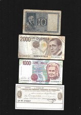 LOTTO BANCONOTE ITALIA