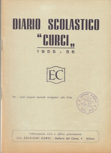 Diario scolastico curci - diario,