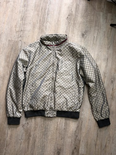 Gucci giacca monogramma oro