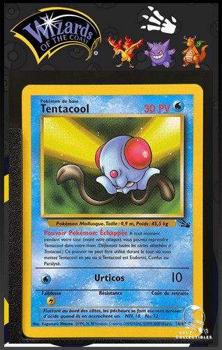 Carte pokémon tentacool 62 - pokémon, 56/62