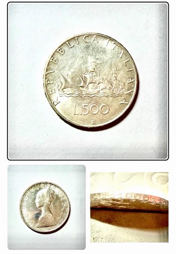 500 lire argento 1966 - 500,