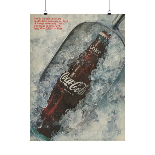 Poster coca cola pubblicità - cola,