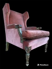 Poltrona Luigi XVI Laccata Con