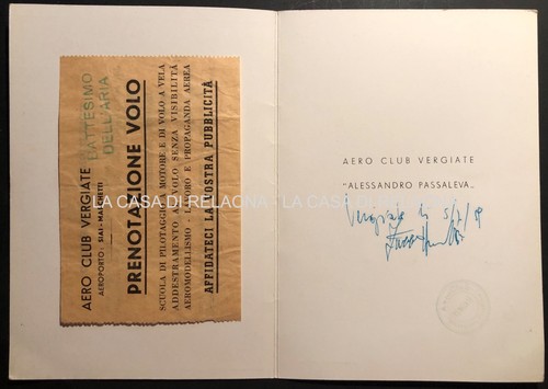 Cartolina aeronautica aero - aeronautica,