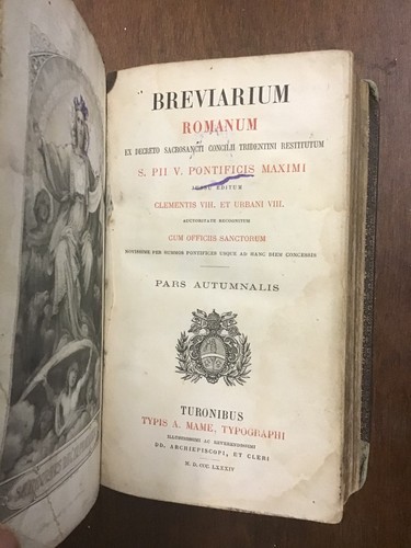 Breviarium romanum roman - romanum.,