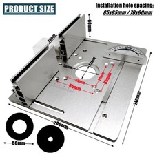 Piastra Inserto Tavolo Router