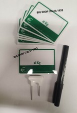 30 PZ SEGNAPREZZI IN PVC PER