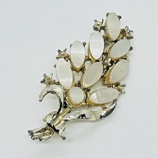 Spilla mazzo di fiori tono oro