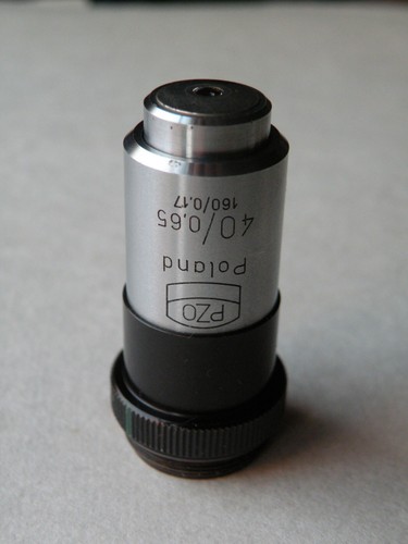 Obiettivo microscopio pzo 40x - obiettivo,