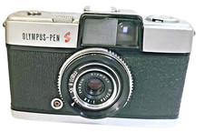 Olympus Pen-s fotocamera pellicola 35mm mezzo fotogramma / obiettivo 2,8cm f3,5 funzionante