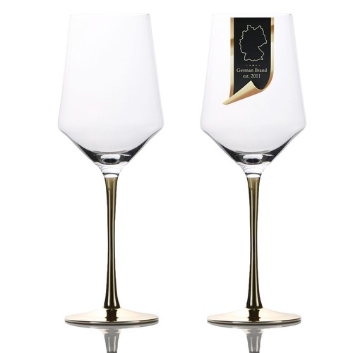 Bicchieri vino con stelo - bicchieri,